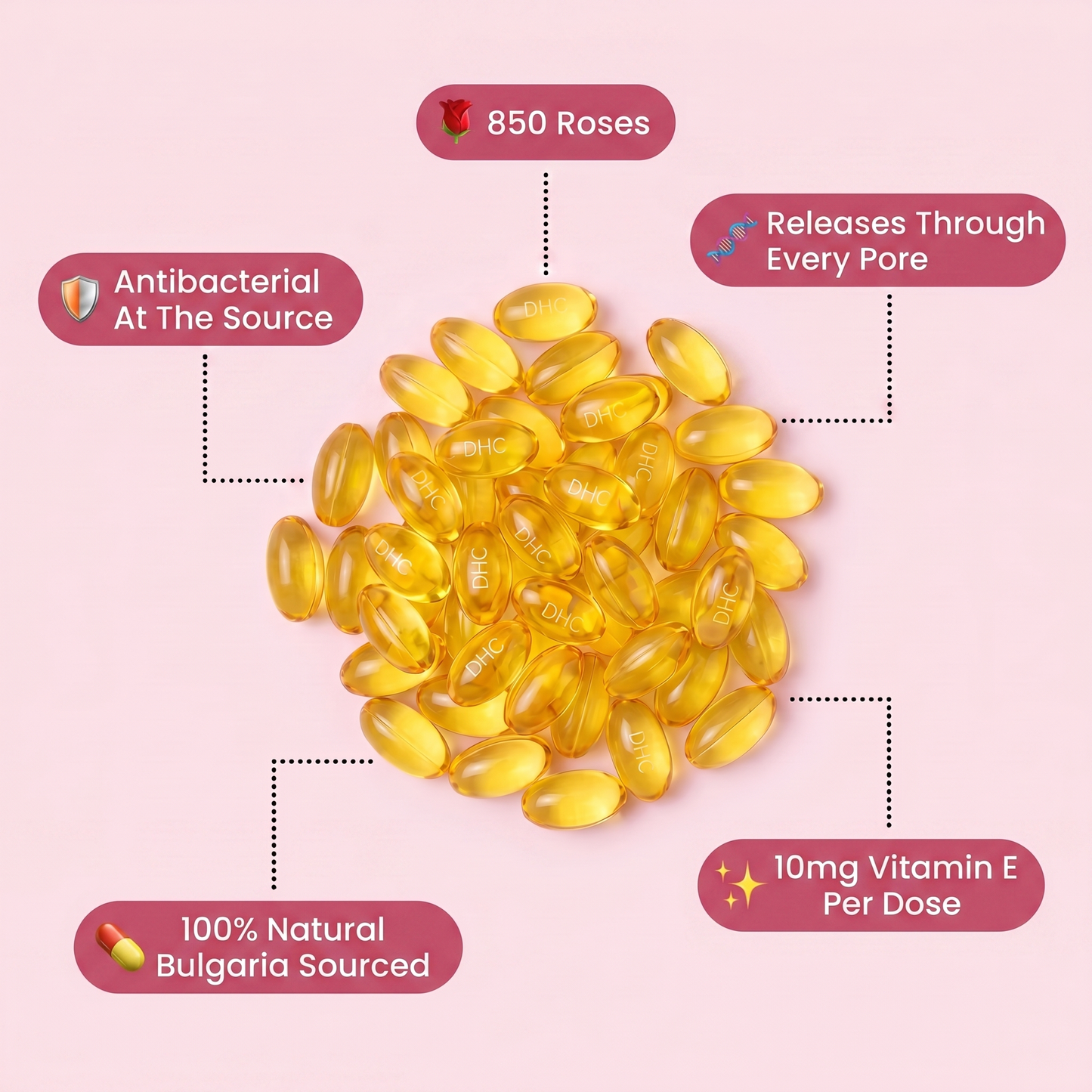 DHC Bulgarian Rose Capsules