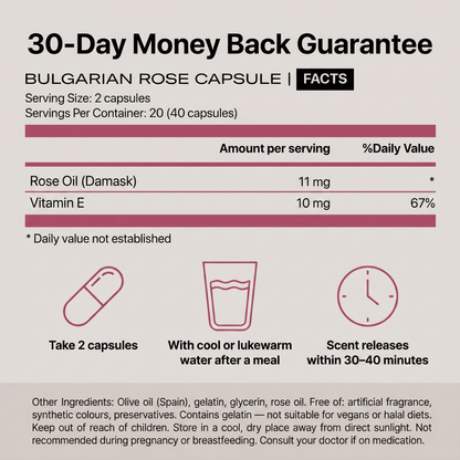 DHC Bulgarian Rose Capsules